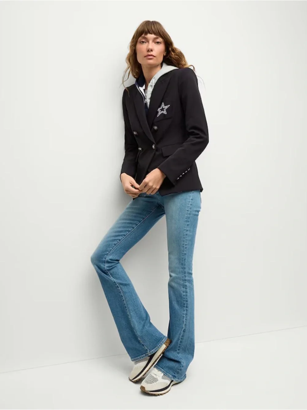 Veronica Beard x NFL Dallas Cowboys Double-Breasted Blazer with Dickey - Picture 4 of 8